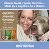 All-Natural Peanut Butter Dog Treats - Homemade-All Natural Dog Treats for Digestive Help - Gluten Free Healthy Human Grade Dog Biscuits for Sensitive Stomachs- USA Made