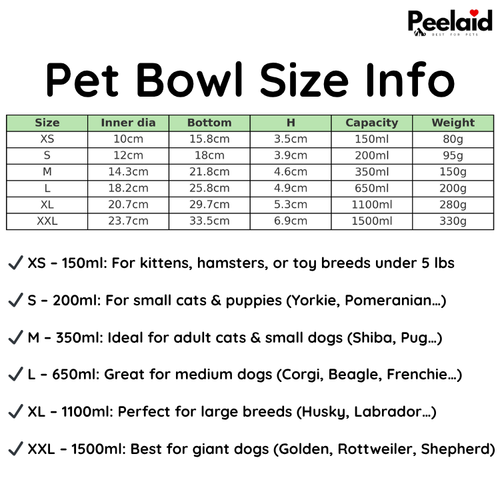 Peelaid™ Premium Gold Anti-Slip Pet Bowl