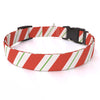 Personalized Peppermint Stick Dog Collar