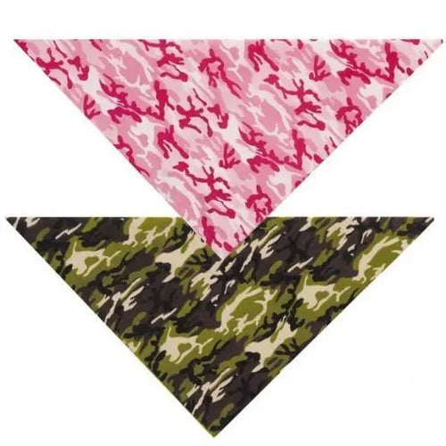 Aria Pet Bandana for Your All American Hound or Outdoor Dogs, Green Camo
