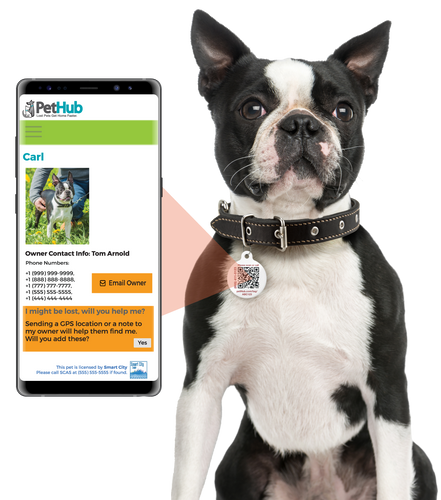 PetHub QR ID Pet Tag - Escape Artist