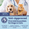 Pet First Aid Kit for Dogs & Cats with Vet-Approved Essentials