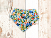 Petite Garden Party in Blue Dog Bandana