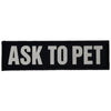 REFLECTIVE HIGH VISIBILITY BLACK Tag Patch