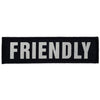 REFLECTIVE HIGH VISIBILITY BLACK Tag Patch