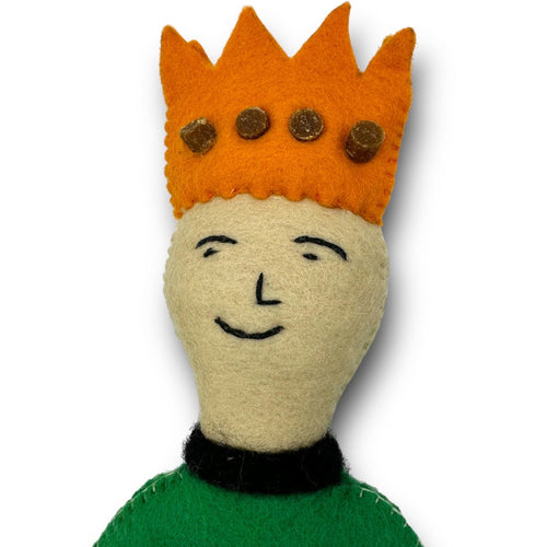 Prince and Princess Felt Dog Toys