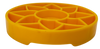 Sunflower Softie eTray Slow Feeder Dog Bowl | Soft Shallow Lick Mat | Yellow & Purple | USA Made