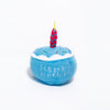 Blue Birthday Cake Plush Dog Toy - Glow Pups