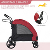 Foldable Pet Stroller with Storage Pocket