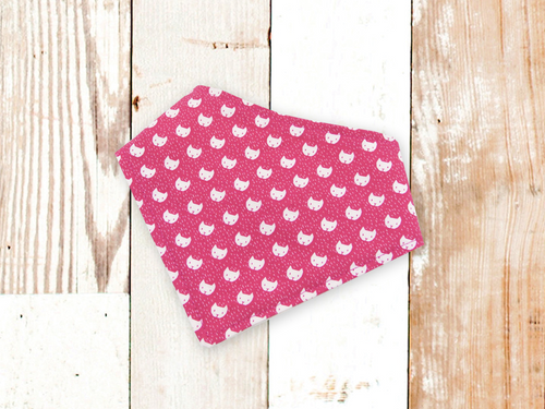 Pink Cats Dog Bandana