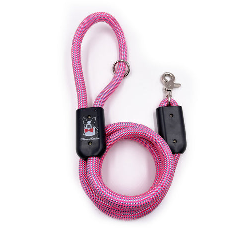 Rope Leash - Rainbow Reflective