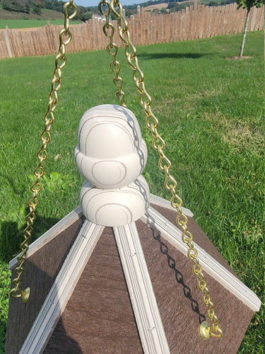 Amish Handmade Poly Bird Feeder – Weatherproof Tube Feeder for Outdoors