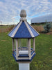 Amish Handmade Poly Bird Feeder – Weatherproof Tube Feeder for Outdoors
