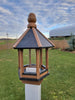 Amish Handmade Poly Bird Feeder – Weatherproof Tube Feeder for Outdoors