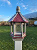 Amish Handmade Poly Bird Feeder – Weatherproof Tube Feeder for Outdoors