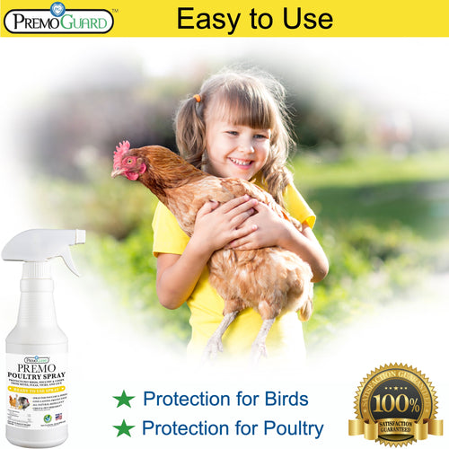 Poultry Spray for Mites | Plant Based Natural Non-Toxic | Premo Guard