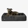 Premium Orthopedic Memory Foam Dog Bed - Charcoal (Medium) (LP)