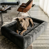 Premium Orthopedic Memory Foam Dog Bed - Charcoal (Medium) (LP)