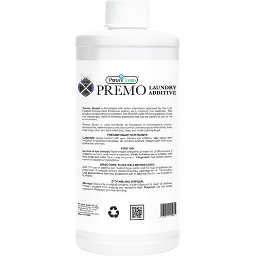 Bed Bug & Mite Laundry Additive | Non-Toxic Treatment | Premo Guard