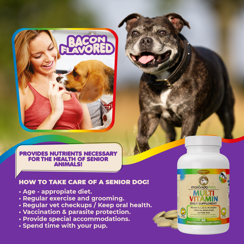 Multivitamin for Dogs & Cats. Prenatal Vitamins. 60 Tabs