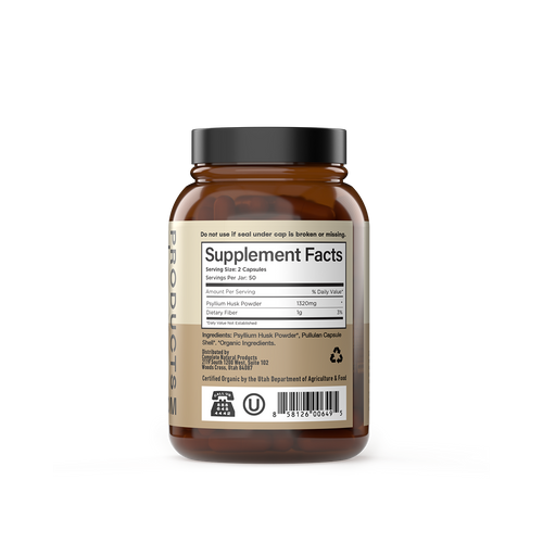Organic Psyllium Husk Capsules