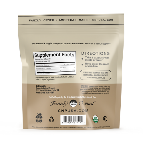 Organic Psyllium Husk Capsules