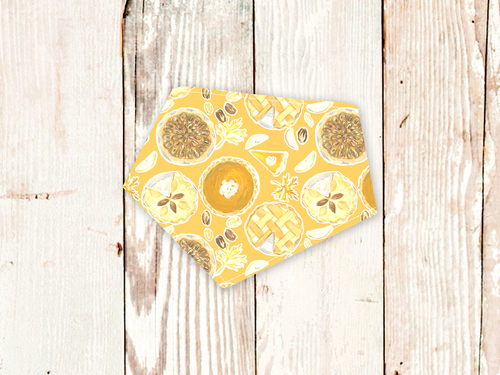 Pumpkin Spice Pie Dog Bandana