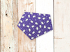 Purple Ghosts Dog Bandana