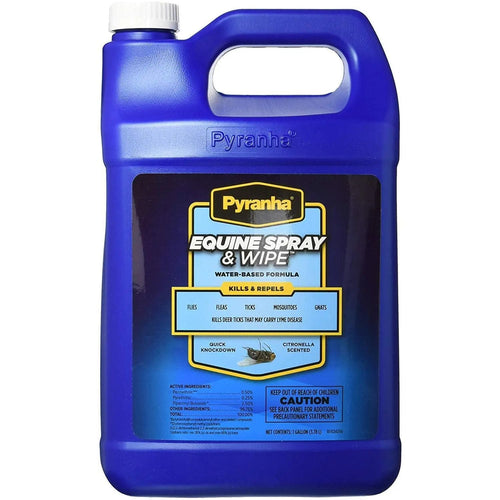 Pyranha Equine Spray N' Wipe Fly Spray 1 Gallon