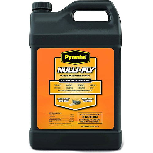 Pyranha Nulli-Fly Fly Spray for Horses Water-Based Insecticide Gallon