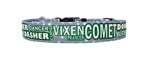 Reindeer Games Dog Collar