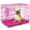 24-42 Collapsible Pink Dog Crate RED24-42