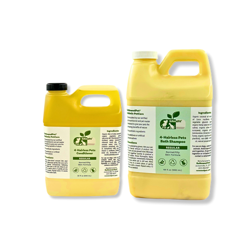 4-HAIRLESS PETS PETS REGULAR SHAMPOO & CONDITIONER