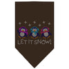 Christmas Pet and Dog Bandana Rhinestone, Let It Snow Penguins