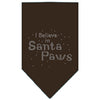 Christmas Pet and Dog Bandana Rhinestone, I Believe In Santa Paws