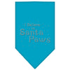 Christmas Pet and Dog Bandana Rhinestone, I Believe In Santa Paws