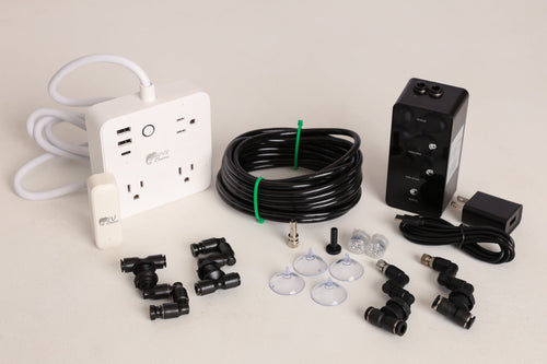 Deluxe WIFI Rainforest Reptile Kit - Misting System with 4 nozzles, WiFi Timers, WiFi Temperature & Humidity Sensor
