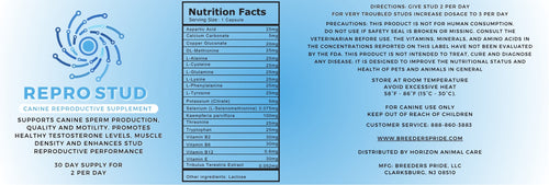 Repro Stud™ Ultimate Canine Reproduction Supplement