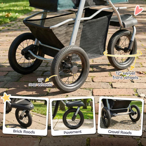 Compact All‑Terrain Pet Stroller
