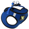 EcoBark Step In Dog Harness - XXXS to Small Breeds- Reflective Soft Mesh Harness for Teacup, Small Dogs and Puppies / Royal Blue