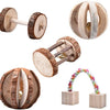 Toys for Guinea Pigs Toys for Rabbits Pets Rodent Edible Rabbit Rat Guinea Pig Hamster Toy CWJ01