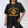 RottWeiler Dog Est. 1901 in Germany T-Shirt Quick Dry Sports Short Sleeve Tee