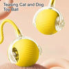 Dog and cat toys, ball, durable, self-entertainment, with rope, cat teaser ball, pet supplies, jumping ball, thud pet toys