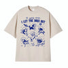 It Was Me I Let Dogs Out Retro Graphic T Shirt Funny Dog in Space Humor Tee Shirt Men Women's Summer High Quality Casual T-shirt