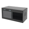 Reptile Lounge Habitat with Glass Sliding Door and Intelligent Thermostat 80*40*40cm Reptile Breeding Box LCD Reptile Pet  Box