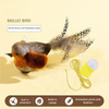 Interactive Chirping Bird Cat Toy Hanging Teaser Wand For Kitten Self Entertaining Anti Boredom Bite Resistant Pet Play Toy