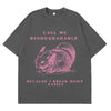 Chinchilla Funny Meme T Shirt Men Women Aesthetic Trend T-shirts Summer Short-sleeved Loose Casual Cotton Harajuku T-shirts