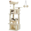 PAWZ Road Large Cat Tree Tower - 72 Multi-Level with Condo Grey