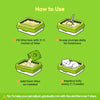 Cassava Cat Litter 100 Natural Eco-Friendly Fast Clumping for Kittens and Sensitive Cats Mixable with Clay Non-Stick No Odor No