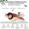 Pet  Toy Hot Simulated Bird Cat Toy Interactive Toys Dog Rechargeable Chirping Flapping Bird(no Flying) Touch Activated Plush